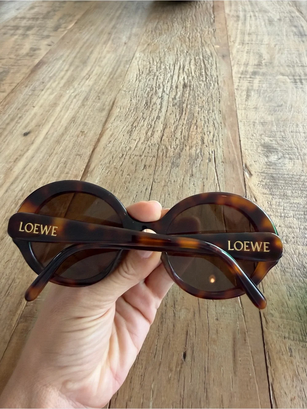 Loewe Tortoiseshell Round Sunglasses with Dark Brown Lenses - BRAND NEW